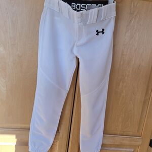 Under Armour Kids White Athletic Pants